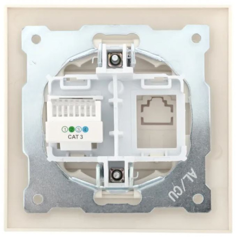 фото Розетка телефонная в сборе EKF EWT01-034-20 в Омске