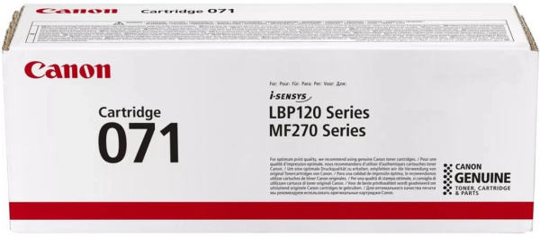 Изображение товара Тонер-картридж Canon 71 5645C002 черный для MF272dw и MF275dw, 1200 страниц