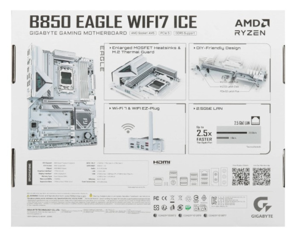 фото Материнская плата ATX GIGABYTE B850 EAGLE WIFI7 ICE в Уфе