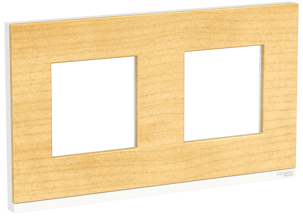 Изображение товара Рамка Schneider Electric NU600483 для двух постов в горизонтальном монтаже