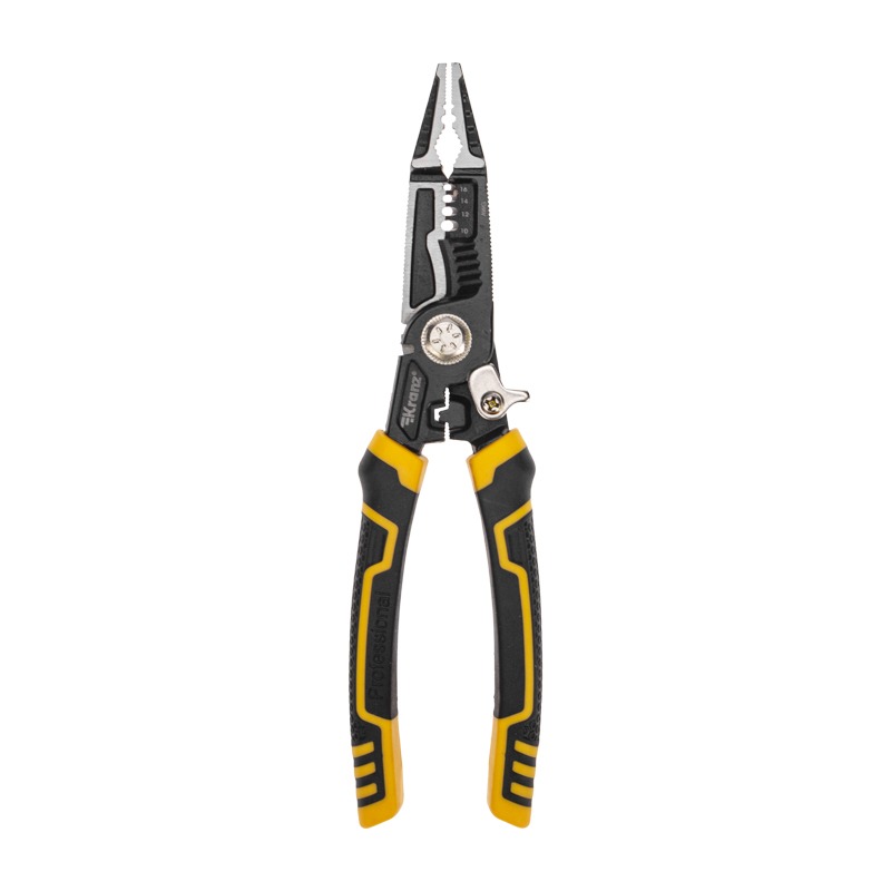 

Плоскогубцы KRANZ KR-12-4655-5 профессиональные многофункциональные 200мм, KR-12-4655-5