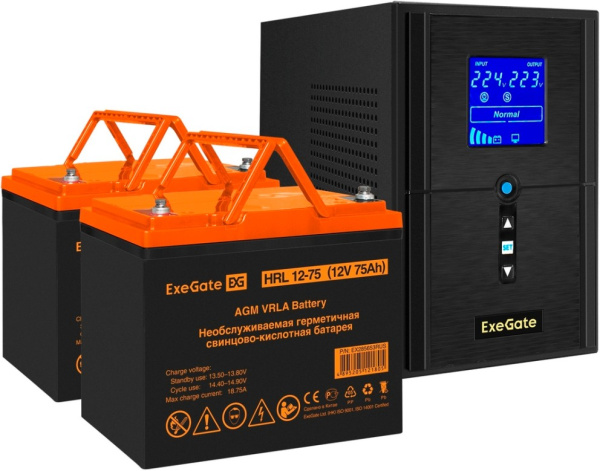 фото Комплект  Exegate SineTower SZ-1000.LCD.AVR.2SH.1C13.USB в Омске