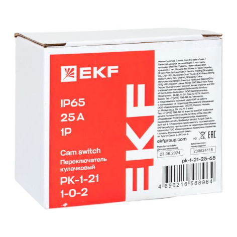 фото Переключатель кулачковый  EKF pk-1-21-25-65 в Уфе