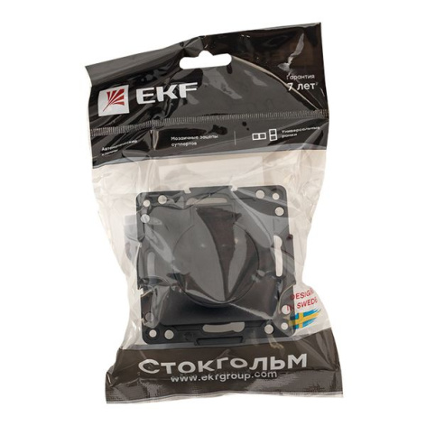 фото Розетка с заземлением Механизм EKF EZR16-028-10-44 в Омске