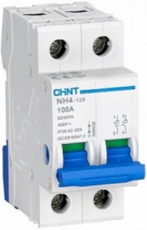

Рубильник CHINT 398040 NH4 2P 32А (DB), 398040