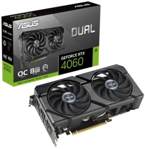 фото Видеокарта ASUS GeForce RTX 4060 (DUAL-RTX4060-O8G-V2) в Челябинске