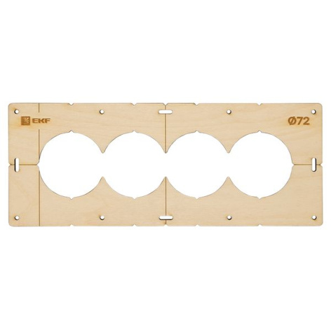 фото Шаблон для подрозетников EKF sh-d72-4 в Санкт-Петербургe