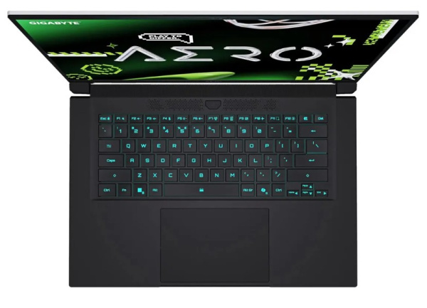 фото Ноутбук GIGABYTE Aero X16 16" (AMD Ryzen AI 300, 16Гб DDR5, SSD 1 Тб, GeForce RTX 5070, Без ОС) Серебристый [1WH93KZC94DD]