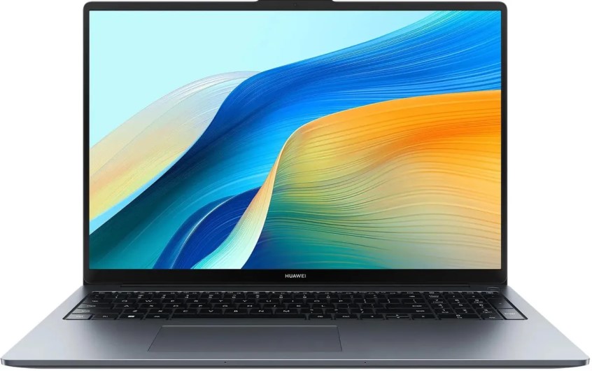 Ноутбук Huawei MateBook D16 (2024) i5-12450H/16GB/512GB SSD/UHD Graphics/16" FHD IPS/WiFi/BT/cam/noOS/black