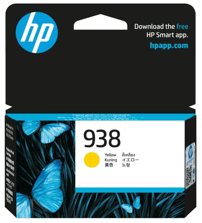 

Картридж HP 4S6X7PE Ink 938 Yellow, 4S6X7PE