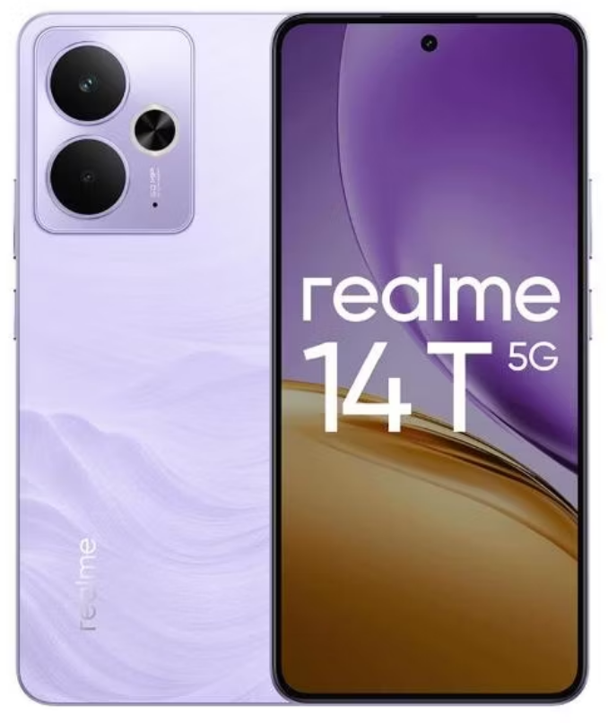 

Смартфон Realme 14T 5G 8/256GB RMX5078 (8+256) PURPLE фиолетовый, 14T 5G 8/256GB