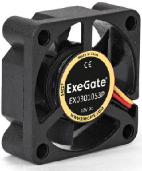 

Вентилятор для корпуса Exegate ExtraSilent ES03010S3P-5 EX296990RUS 30x30x10 mm, 8500rpm, 4.31CFM, 24dBa, 3-pin, ExtraSilent ES03010S3P-5