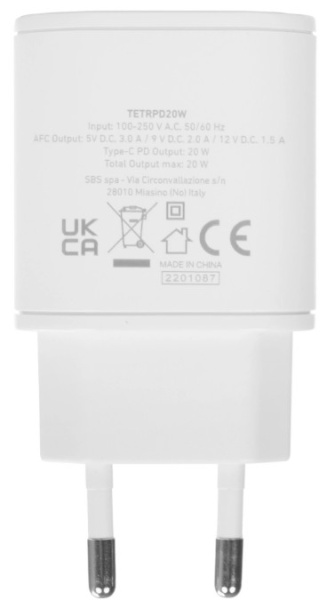 фото Зарядное устройство сетевое SBS TETRPD20W в Воронеже