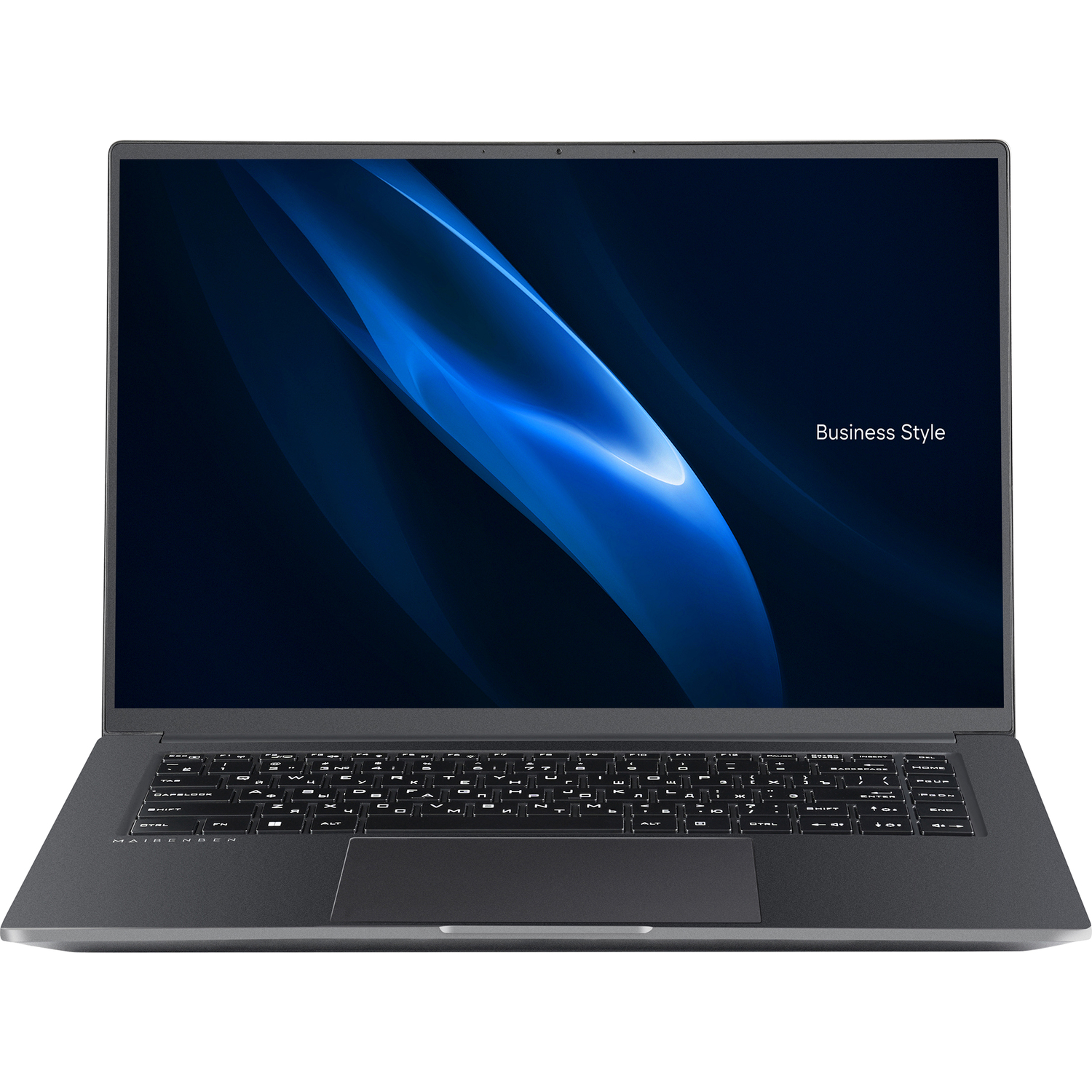 

Ноутбук Maibenben B516A i5 -2450H/16GB/512GB SSD/UHD Graphics/16"(2560x1600 IPS) 120Hz/Cam/BT/WiFi/Win11Pro/Dark Gray, B516A