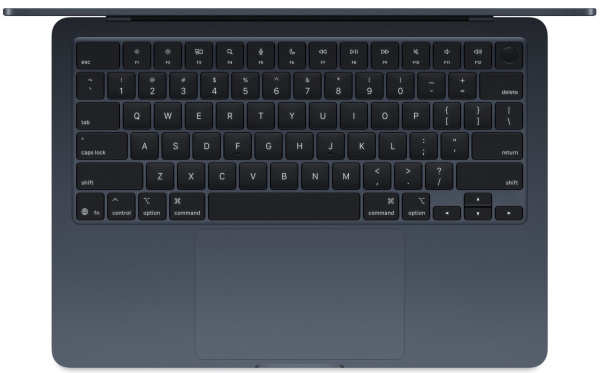 фото Ноутбук  Apple Macbook Air 13 (2025) в Уфе 13.6 ", M, 16 Гб RAM, 512 Гб SSD, M4 10-Core GPU, Черный