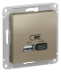 фото Розетка USB  Systeme Electric ATN000539 в Перми