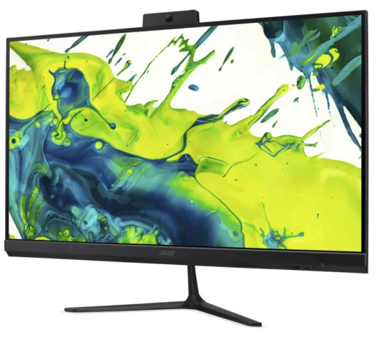 фото Моноблок 27" Acer Aspire C27B-GARL (Intel Core Ultra 7 255U, 16ГБ SODIMM DDR5, SSD 1 ТБ, Не установлена) Черный [DQ.BT2CD.003]