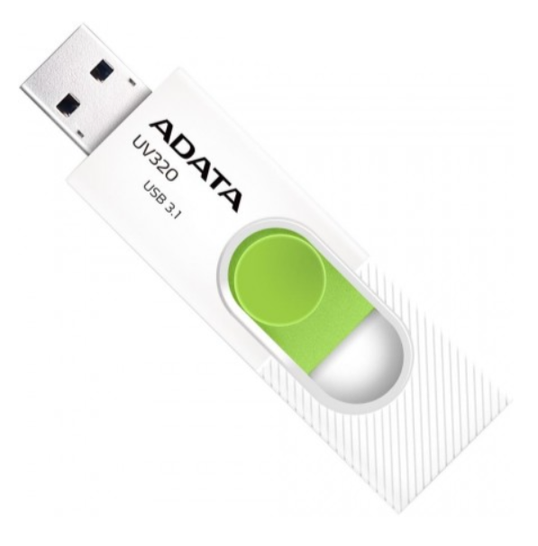 

Накопитель USB 3.2 256GB A-Data AUV320-256G-RWHGN UV320, белый/зеленый, AUV320-256G-RWHGN