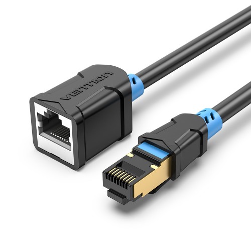 

Кабель патч-корд Vention IBLBI удлинитель прямой SSTP cat.6, RJ45 - 3м. черный, IBLBI