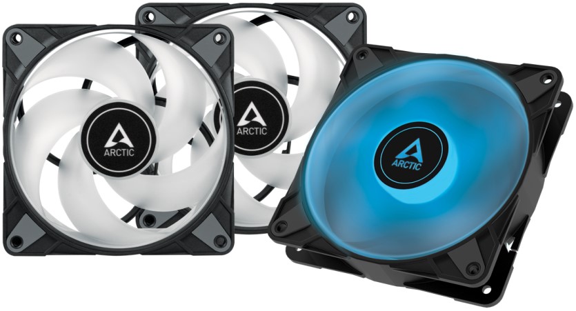 

Вентилятор для корпуса ARCTIC P12 PWM PST RGB 0dB ACFAN00229A 120x120x25mm, 0 - 2000 rpm, 48.8 CFM, 22.5dBA, 4-pin (3-pack), P12 PWM PST RGB 0dB