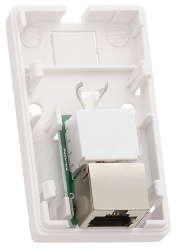 фото Компьютерная розетка настенная NikoMax NMC-WO1SD2-WT в Казани
