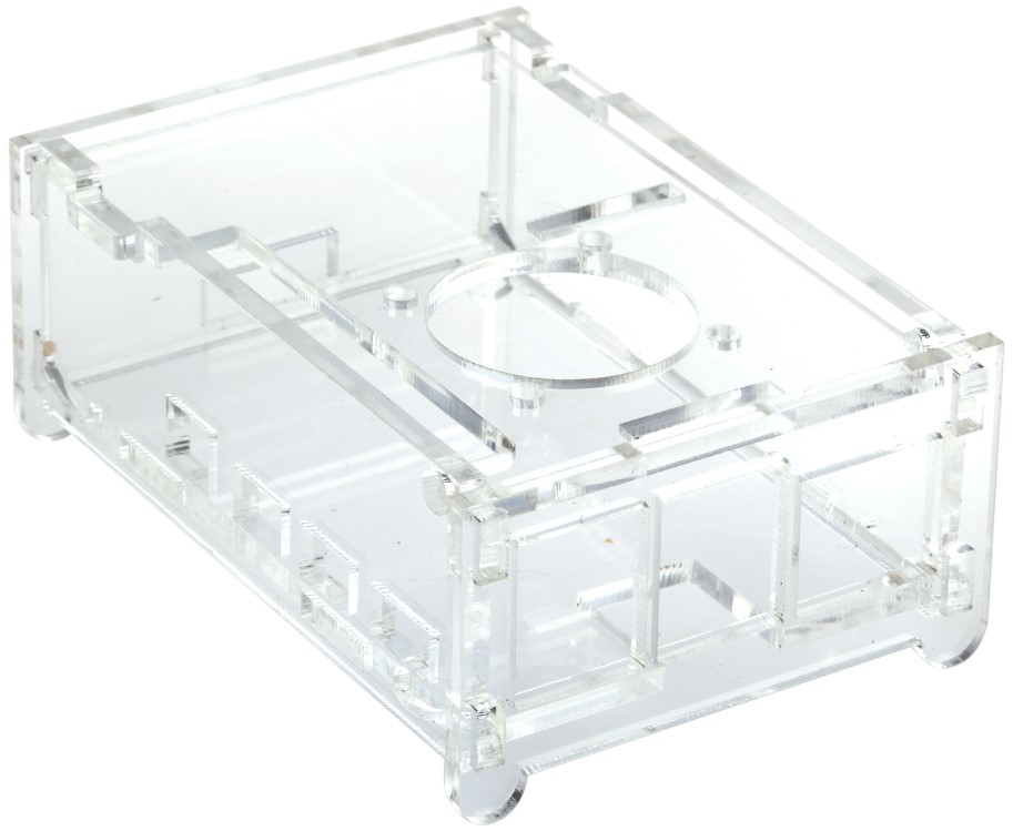 

Корпус Qumo RS042 акриловый + вентилятор 3010, для Raspberry Pi 4, прозрачный, RS042