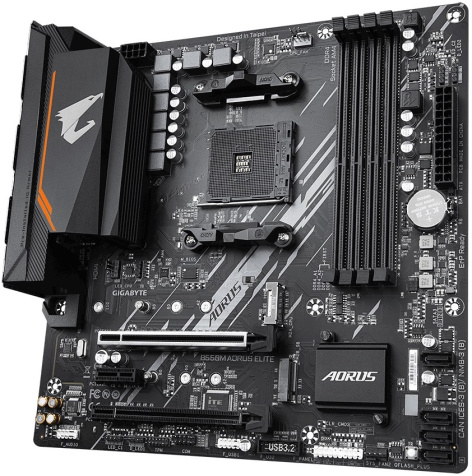 фото Материнская плата mATX GIGABYTE B550M AORUS ELITE в Санкт-Петербургe