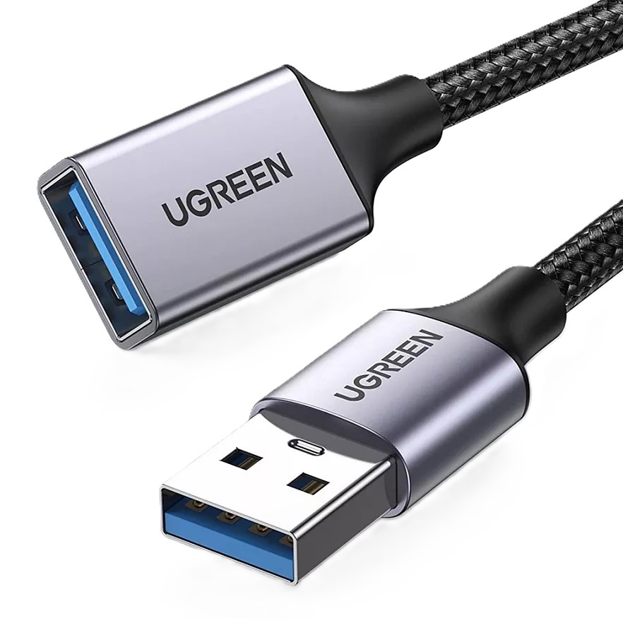 

Кабель интерфейсный UGREEN US115 10308_ USB 2.0 A Male to A Male. Длина: 0,5м. Цвет: черный, US115