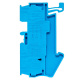 фото Клеммная колодка EKF plc-jxb-st-2.5-3-blue в Челябинске