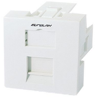 

Адаптер Eurolan 16B-45-01WT Mosaic серии 45 для информационного модуля Keystone, белый, 45.0х45.0 мм, 16B-45-01WT