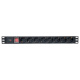 фото Блок розеток 19", 8 розеток EKF TRP-HPD-LS-10A-8SH-C14 в Санкт-Петербургe