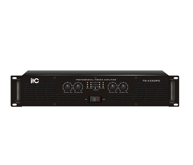 

Микрофон ITC TS-4350PD профессиональный стерео усилитель 4200W@8,4350W@4, 2700W@ bridge 2*8, шт, TS-4350PD
