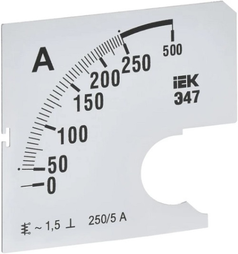 Изображение товара Сменная шкала IEK IPA10D-SC-0250 для измерительных систем