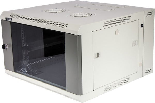 фото Шкаф настенный 19", 12U TWT TWT-CBW3G-12U-6x6-GY в Уфе