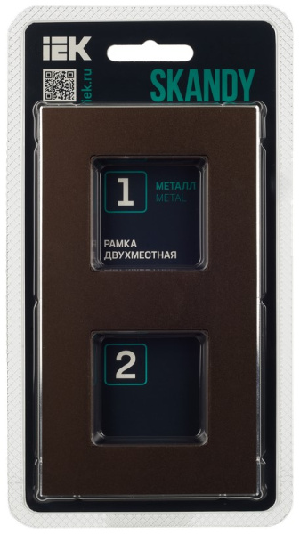 фото Рамка двойная  IEK SK-M22-M-K30 в Ростове-на-Дону