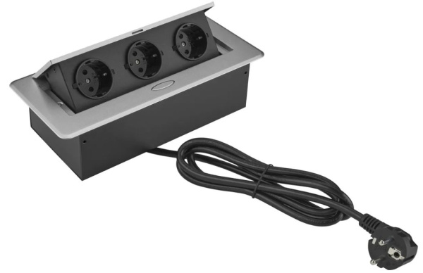 фото Блок розеток  Cactus CS-SOCKET-EU3-GYBK в Уфе