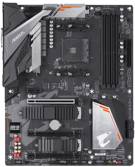 фото Материнская плата ATX GIGABYTE B450 AORUS PRO