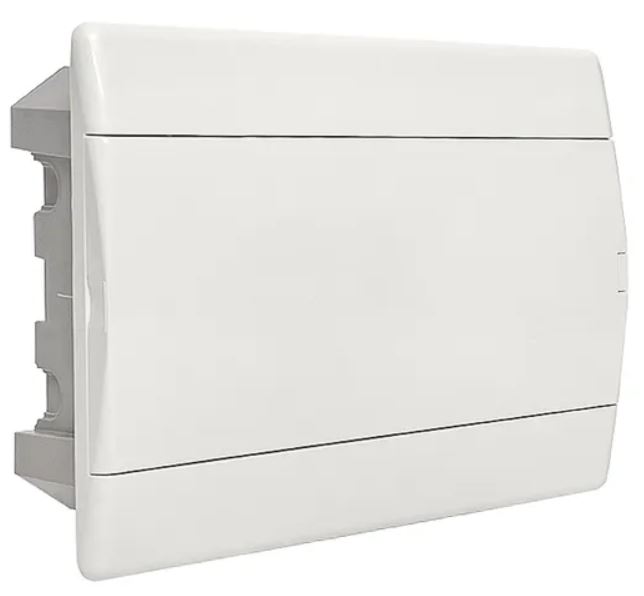 

Щит распределительный встраиваемый EKF sb-v-12w ЩРВ-П-12 "SlimBox" белая дверца IP41, sb-v-12w