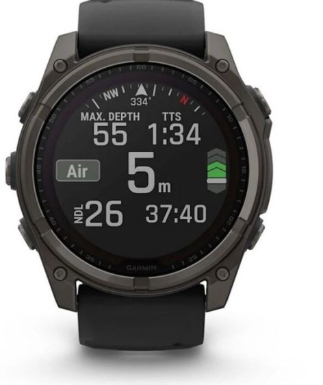 фото Часы  Garmin Fenix 8 Solar Sapphire (УЦЕНЕННЫЙ)