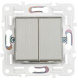 фото Переключатель двухклавишный  IEK SK-V22-0-10-K50 в Санкт-Петербургe