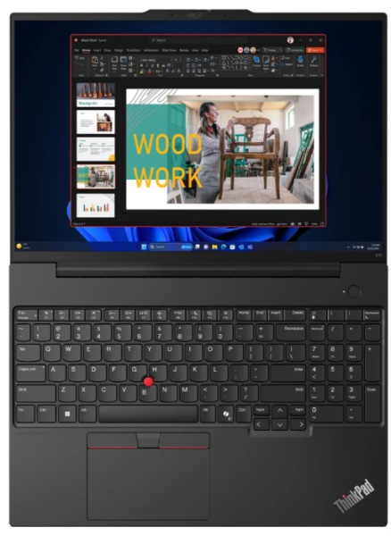фото Ноутбук  Lenovo ThinkPad E16 G2 в Перми 16 ", Ryzen 5, 16 Гб RAM, 512 Гб SSD, Radeon Graphics, Черный