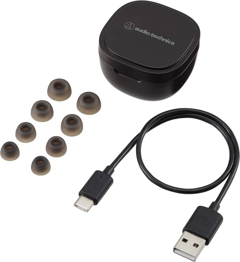 фото Наушники внутриканальные Audio-Technica ATH-SQ1TW black в Казани