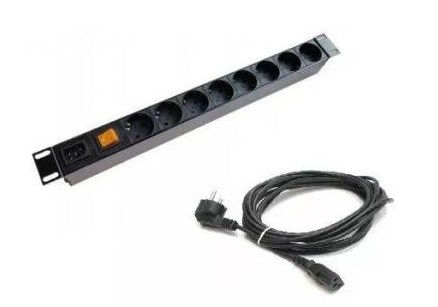 фото Блок розеток  QTECH QS-PDU-1U-32А-8С19-2MN в Екатеринбурге