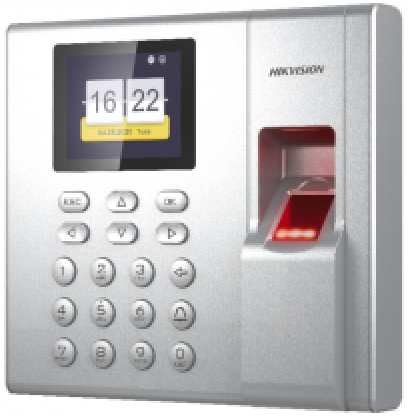

Терминал доступа HIKVISION DS-K1T8003EF со встроенными считывателями EM карт и отпечатков пальцев, DS-K1T8003EF