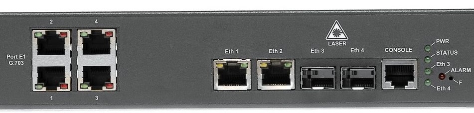 

Мультиплексор-коммутатор НПО Телеком Оптик-4GE-4E1-ToP TDMoP, 4 потока E1, 2хRJ45-10/100/1000, 2 слота для SFP, размеры 1U, 19" (420*160*43мм без ушей, Оптик-4GE-4E1-ToP