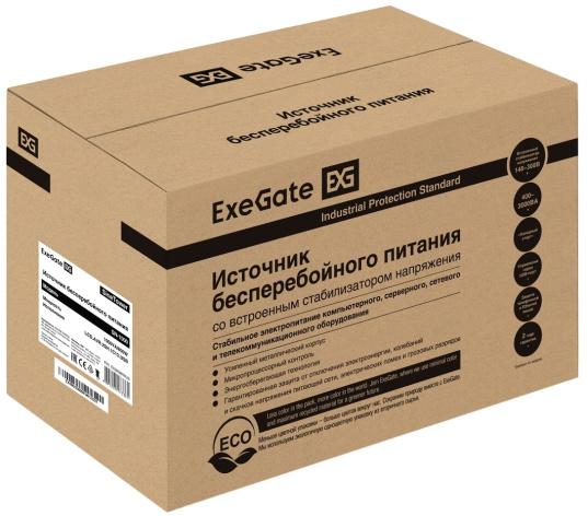 фото Источник бесперебойного питания  Exegate SineTower SN-1000.LCD.AVR.2SH.1C13.USB в Екатеринбурге