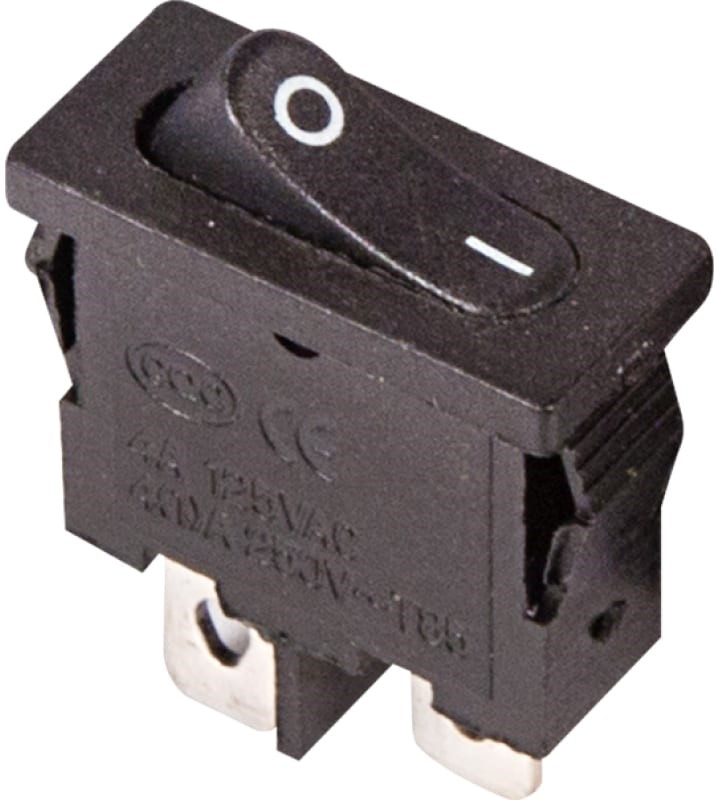 

Выключатель Rexant 36-2050 клавишный 250V 6А (2с) ON-OFF черный Mini (RWB-103, SC-766, MRS-101-5), 36-2050
