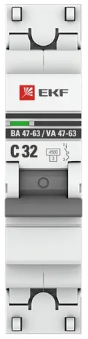 фото Автоматический выключатель  EKF mcb4763-6-1-32C-pro в Челябинске