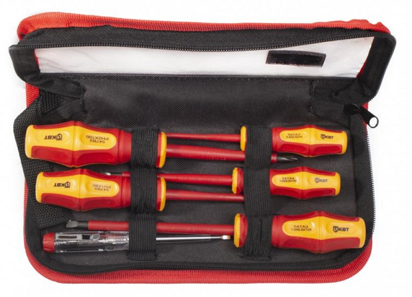 

Набор КВТ 78617 диэлектр. отверток "Профи" НИО-06, 78617