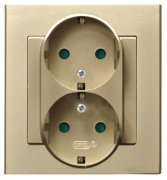 фото Розетка Ospel GP-2RSP/39